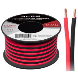 Przewód głośnikowy kabel CCA 2x1,00mm 10m